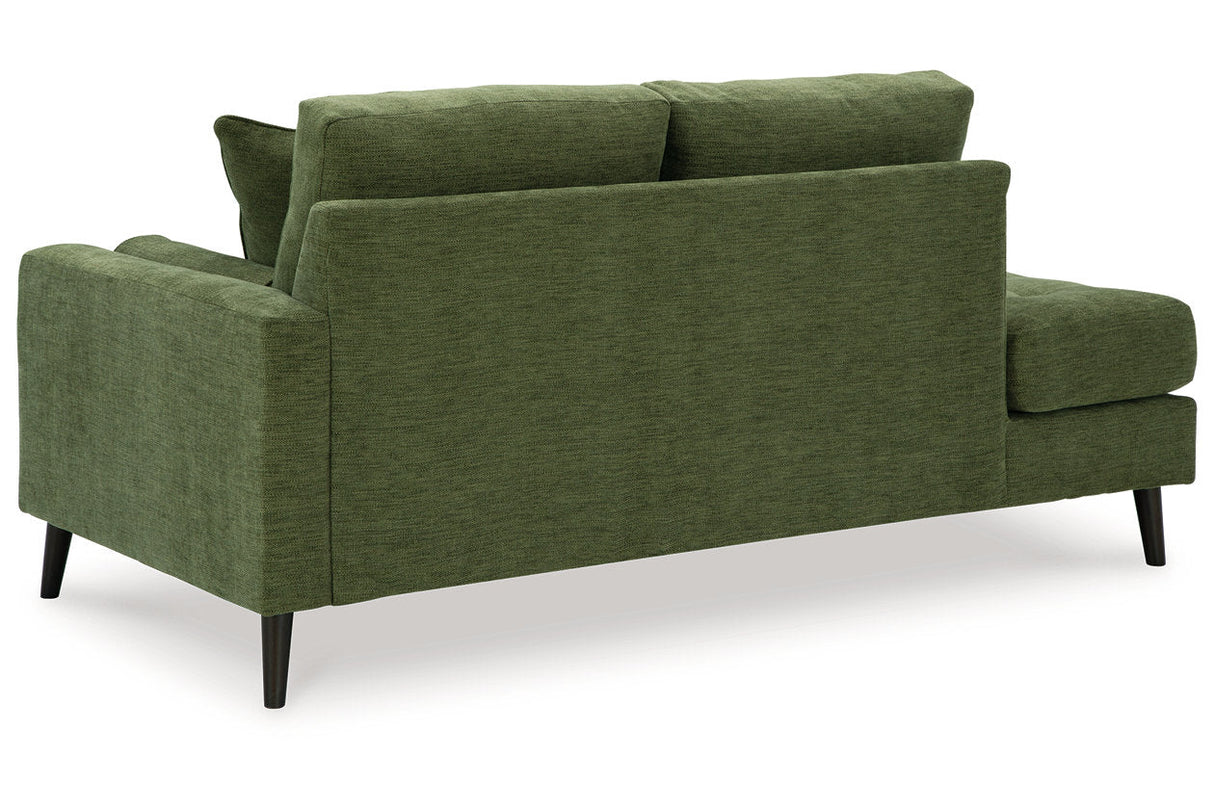 Bixler Olive Sofa and Chaise