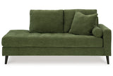 Bixler Olive Sofa and Chaise