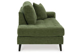 Bixler Olive Sofa and Chaise