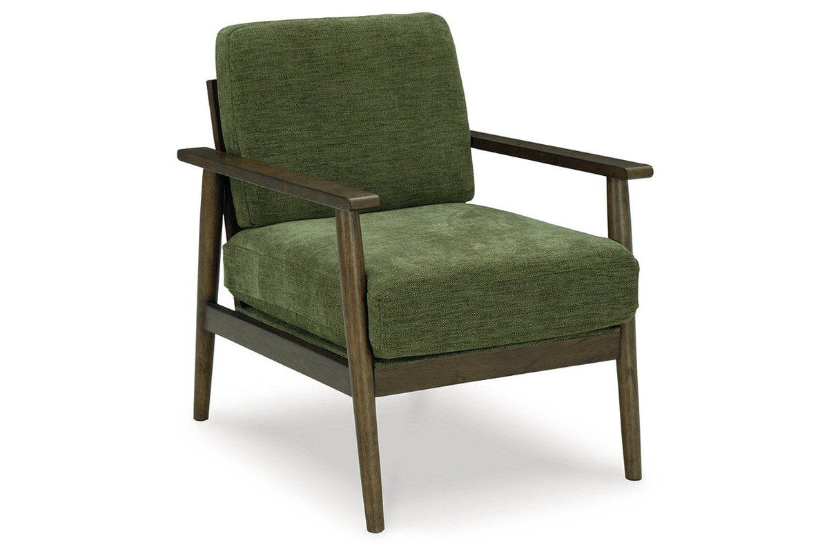 Bixler Olive Sofa and Chair