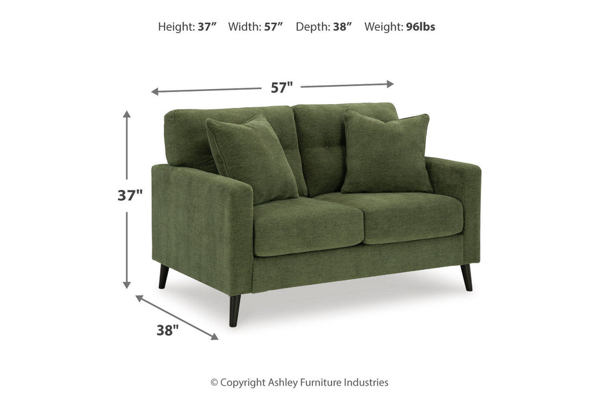 Bixler Olive Sofa, Loveseat and Chair