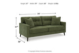 Bixler Olive Sofa, Loveseat and Chair