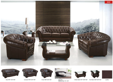 262 Full Leather by ESF Furniture at Eve Furniture