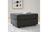 Cascilla Slate Ottoman