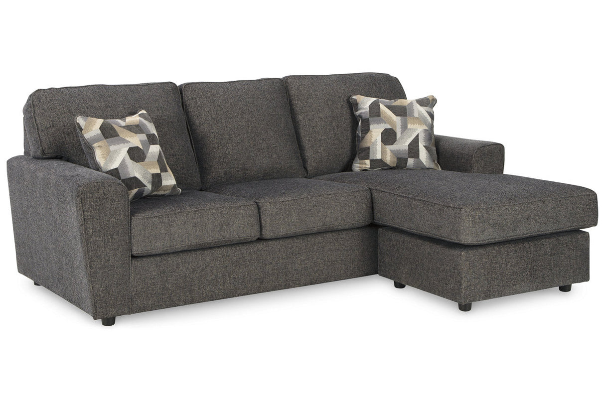 Cascilla Slate Sofa Chaise and Loveseat