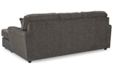 Cascilla Slate Reversible Sofa Chaise