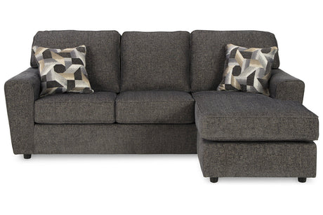 Cascilla Slate Sofa Chaise and Loveseat