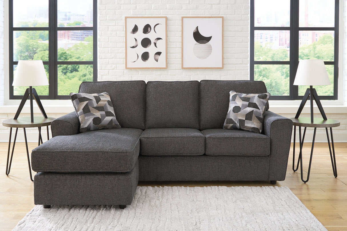 Cascilla Slate Sofa Chaise and Loveseat