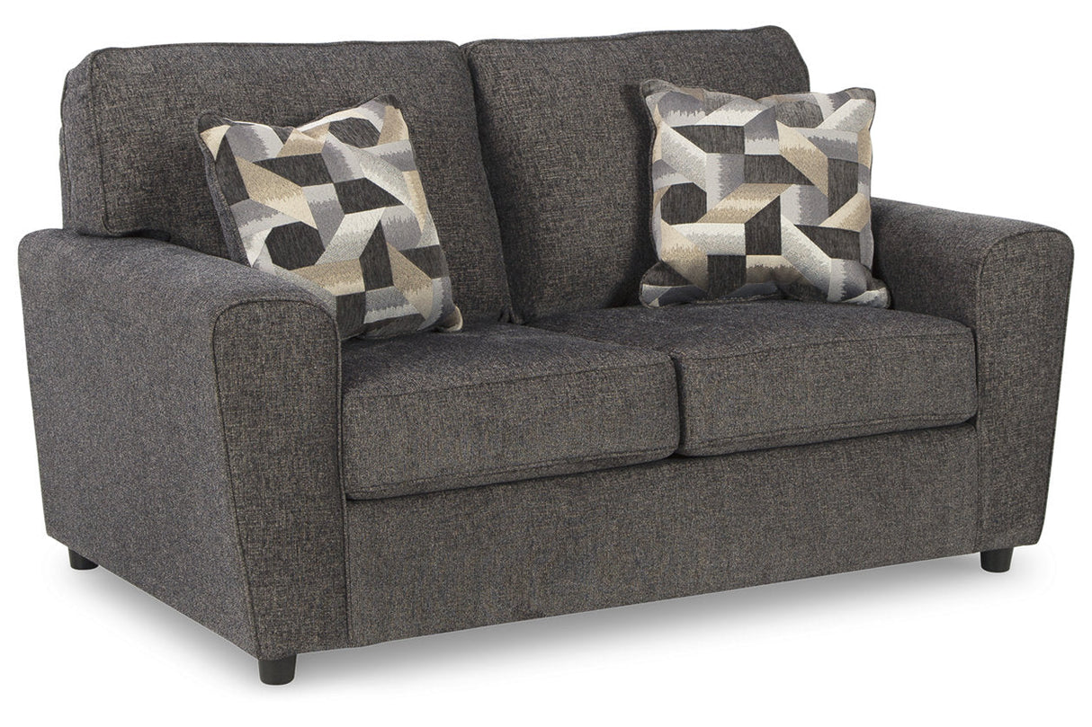 Cascilla Slate Sofa, Loveseat, Chair and Ottoman