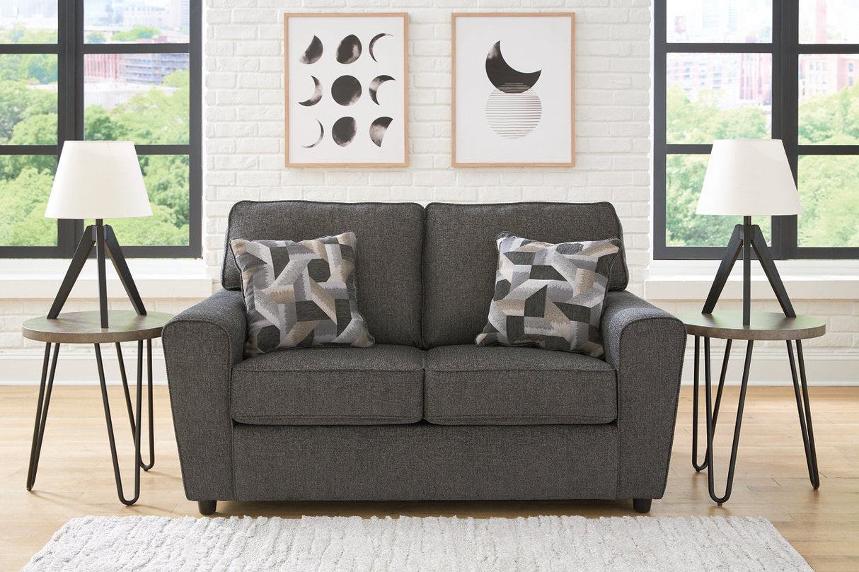 Cascilla Slate Sofa Chaise and Loveseat