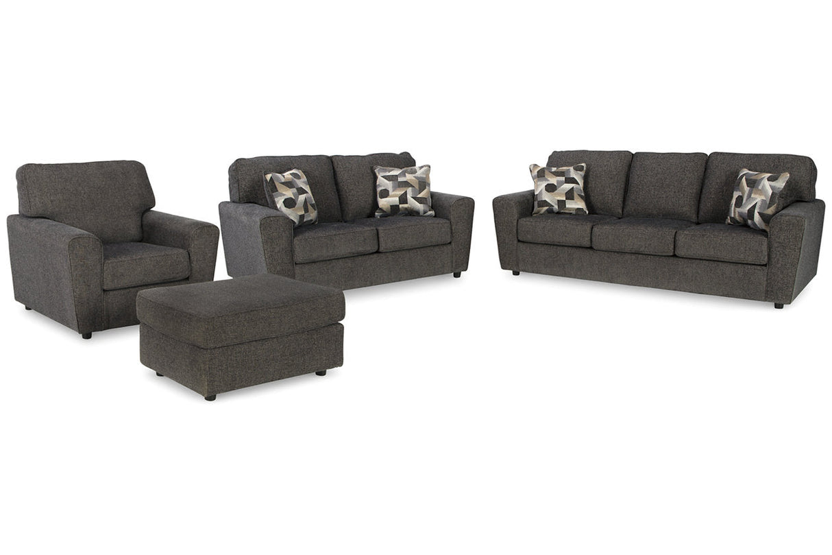 Cascilla Slate Sofa, Loveseat, Chair and Ottoman