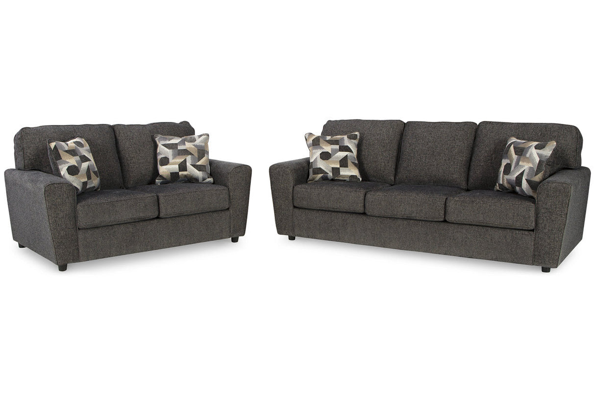 Cascilla Slate Sofa and Loveseat