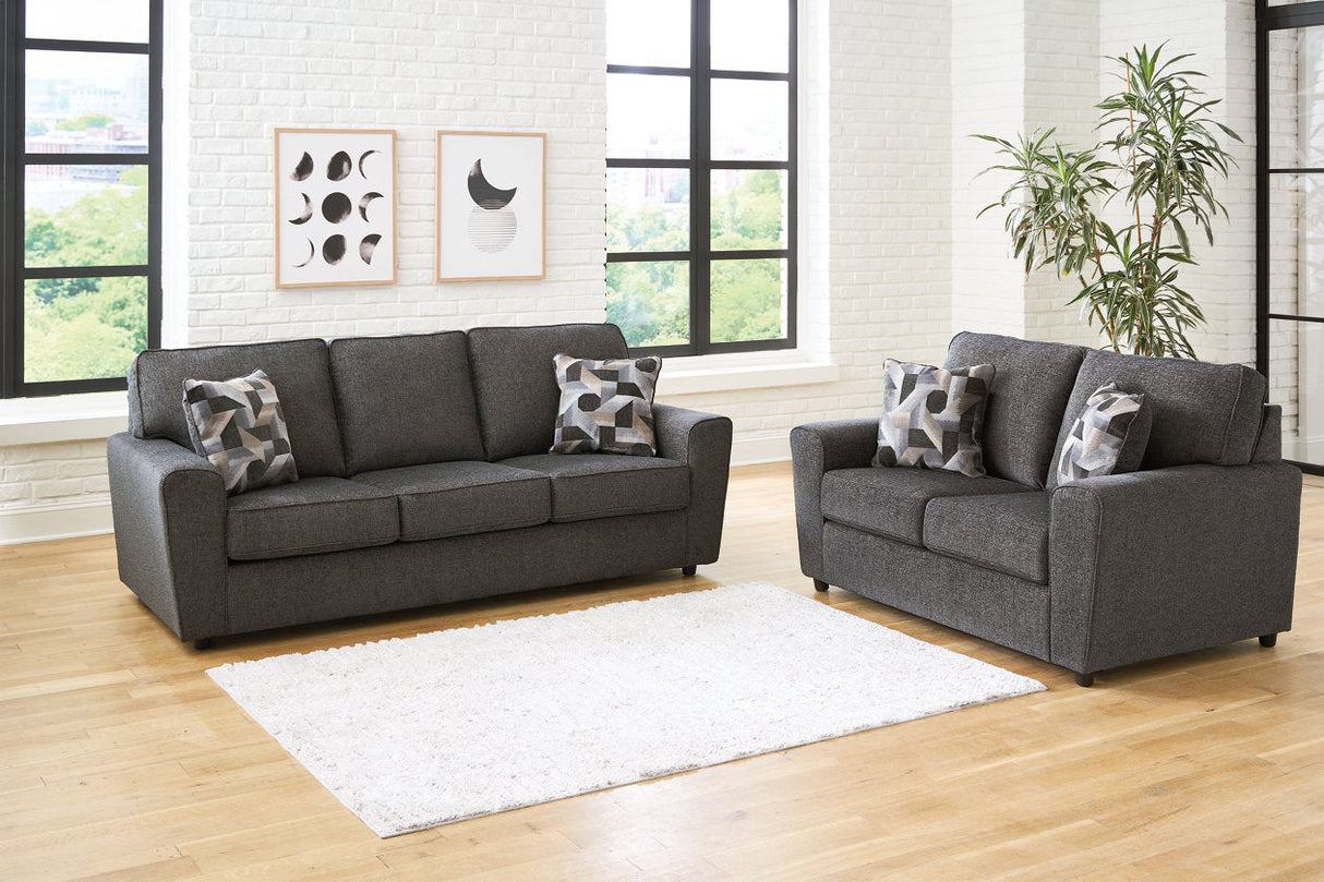 Cascilla Slate Sofa, Loveseat, Chair and Ottoman