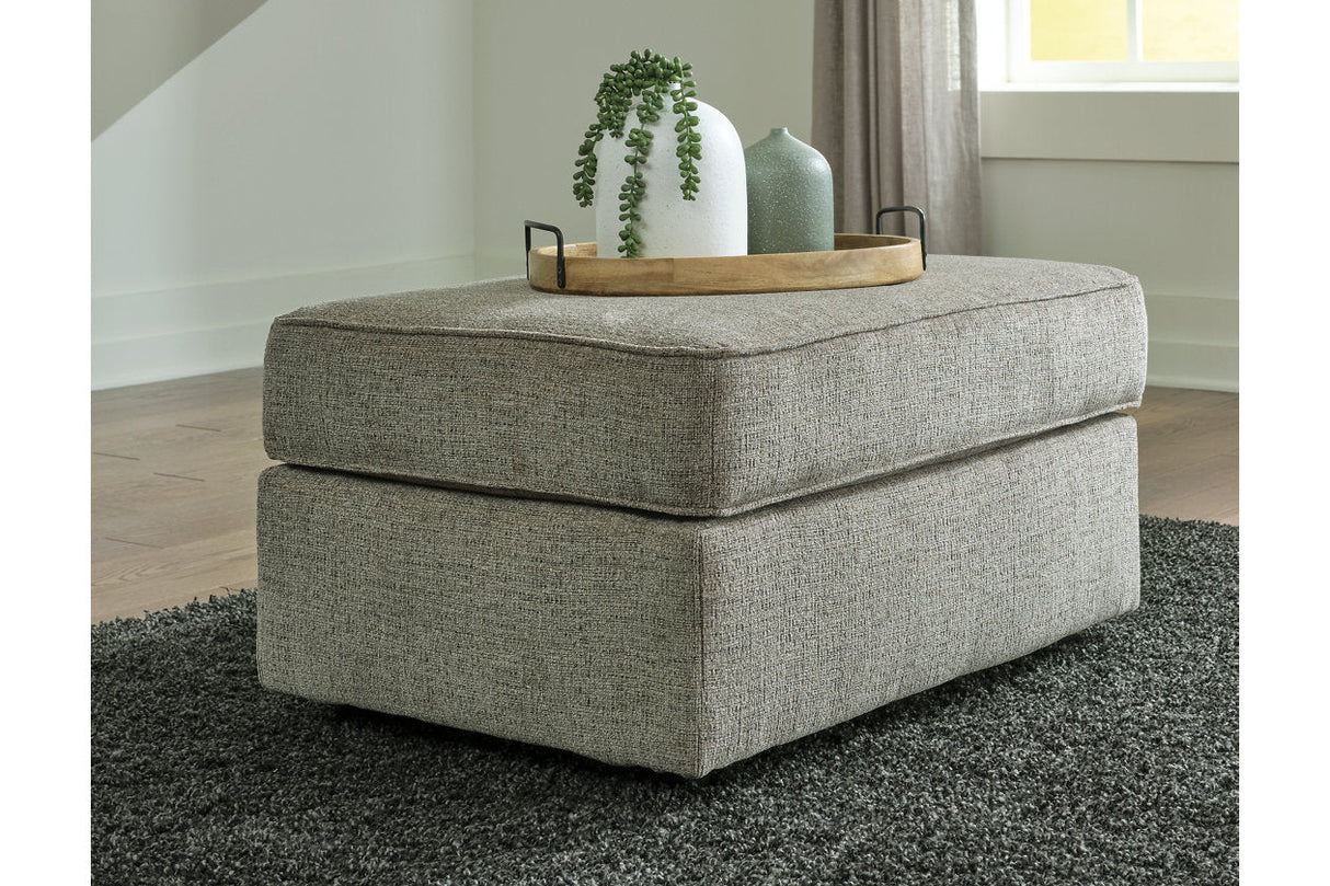 Cascilla Pewter Ottoman