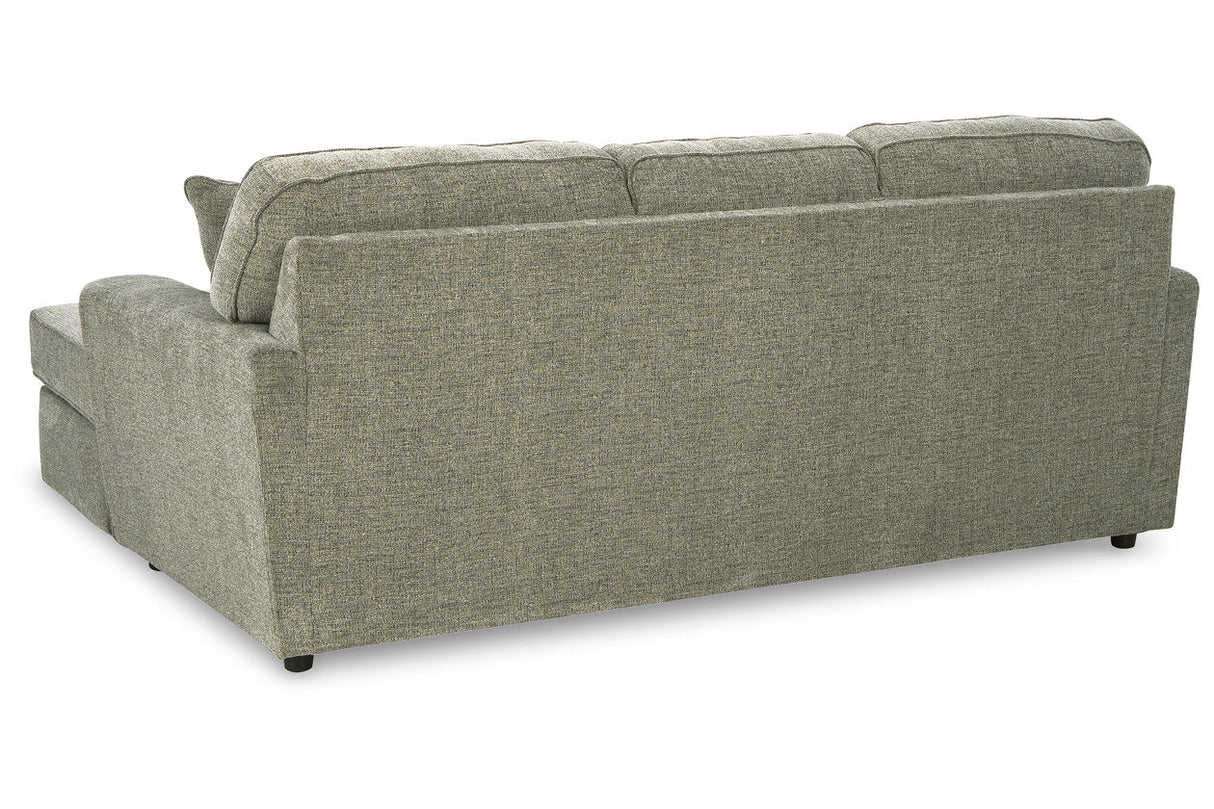 Cascilla Pewter Sofa Chaise and Loveseat