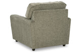 Cascilla Pewter Chair and Ottoman