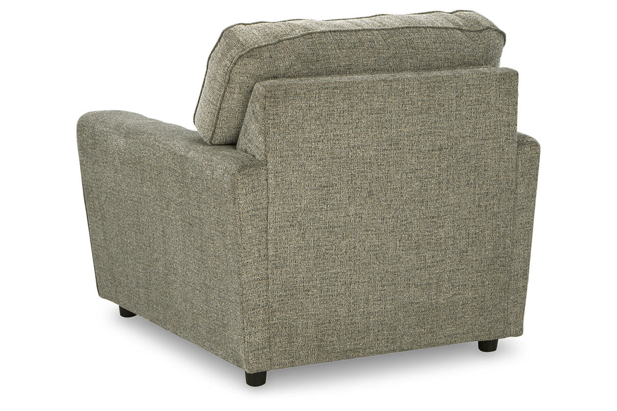 Cascilla Pewter Sofa, Loveseat, Chair and Ottoman