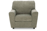 Cascilla Pewter Chair and Ottoman