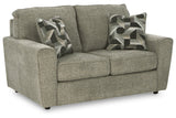 Cascilla Pewter Loveseat