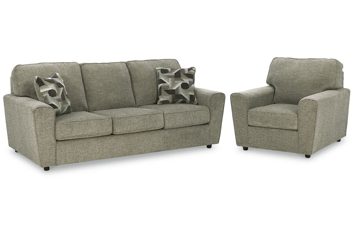 Cascilla Pewter Sofa and Chair