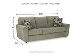 Cascilla Pewter Sofa and Chair