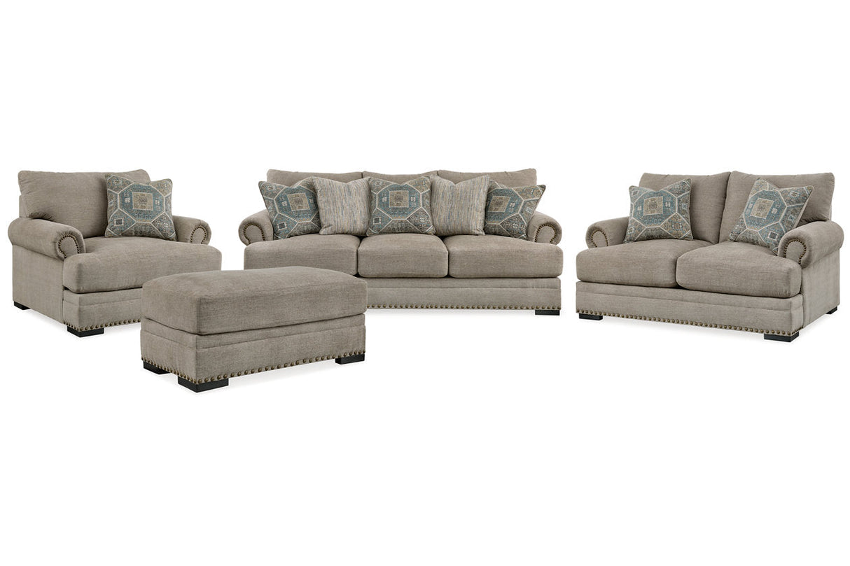 Galemore  Sofa, Loveseat, Oversized Chair and Ottoman