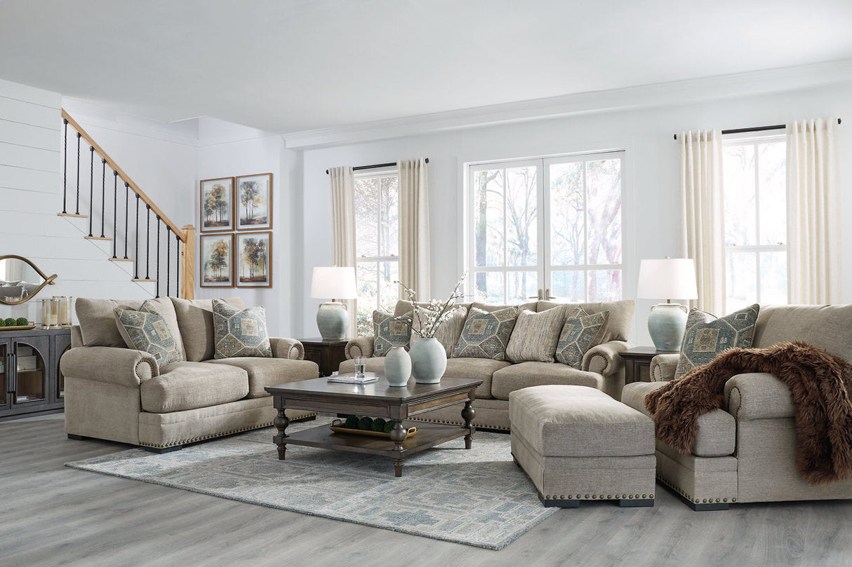 Galemore  Sofa, Loveseat, Oversized Chair and Ottoman