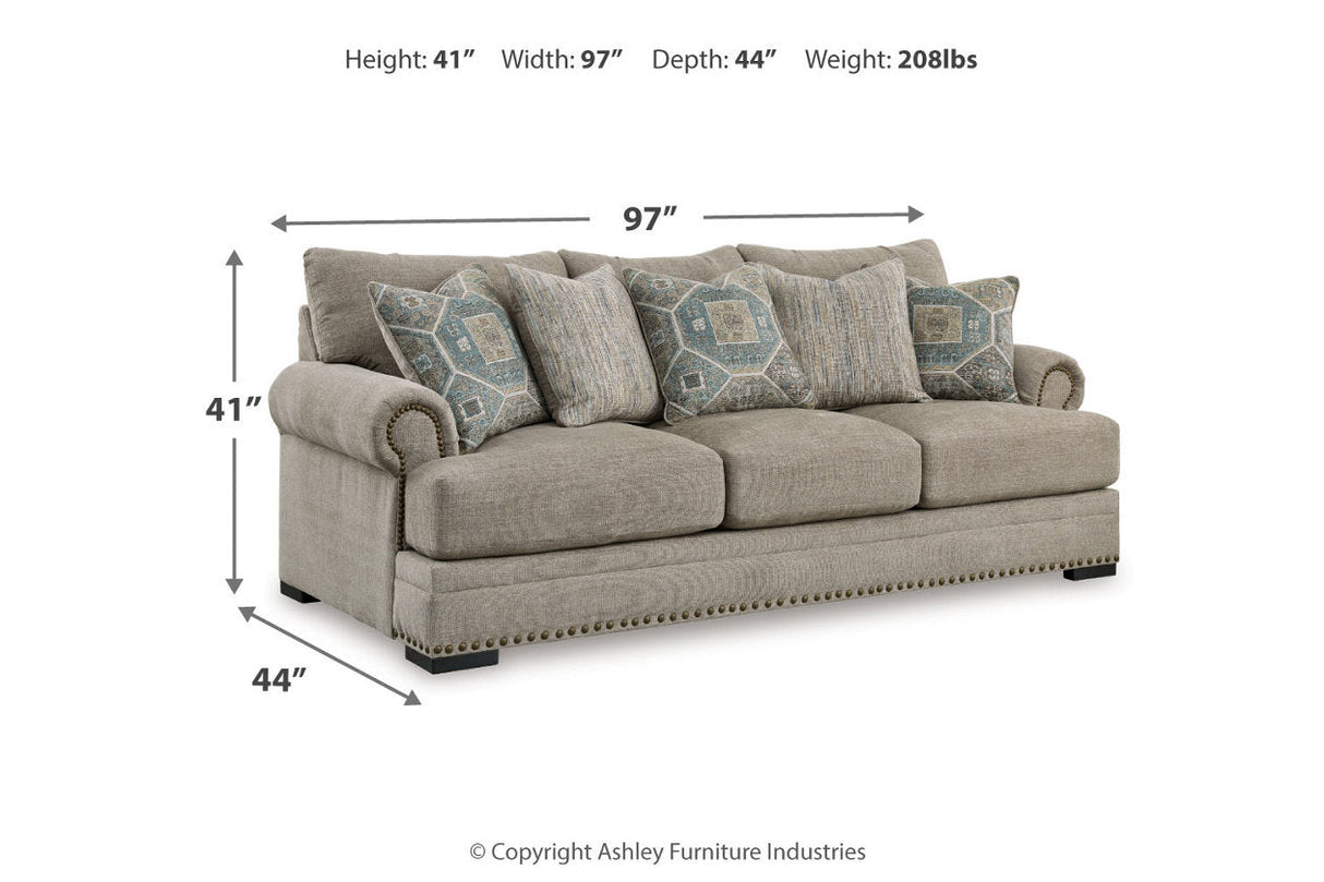 Galemore  Sofa, Loveseat, Oversized Chair and Ottoman