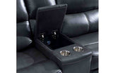 2711 Sectional with 3 Electric Recliners DARK GREY by ESF Furniture at Eve Furniture