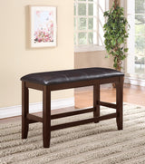 Fulton Espresso Counter Height Dining Bench