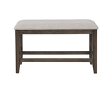 Fulton Gray Counter Height Dining Bench