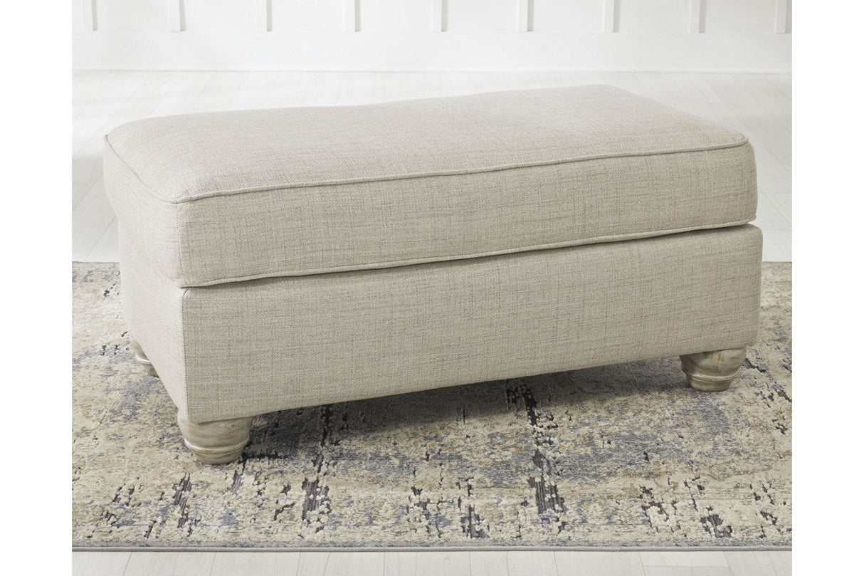 Traemore Linen Ottoman