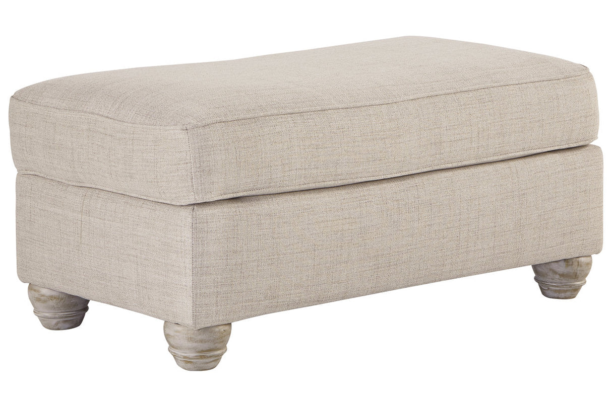 Traemore Linen Ottoman