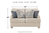 Traemore Linen Loveseat