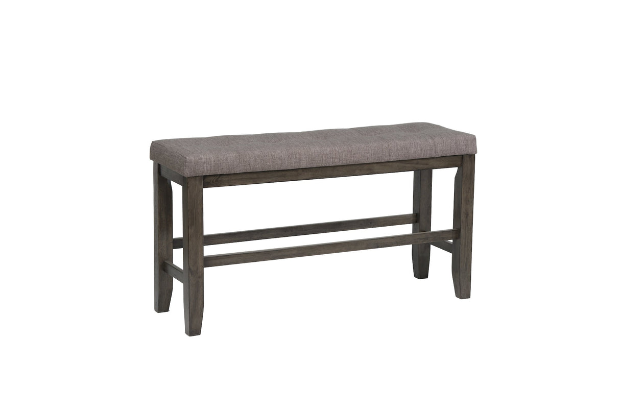 Bardstown Gray Counter Height Dining Bench