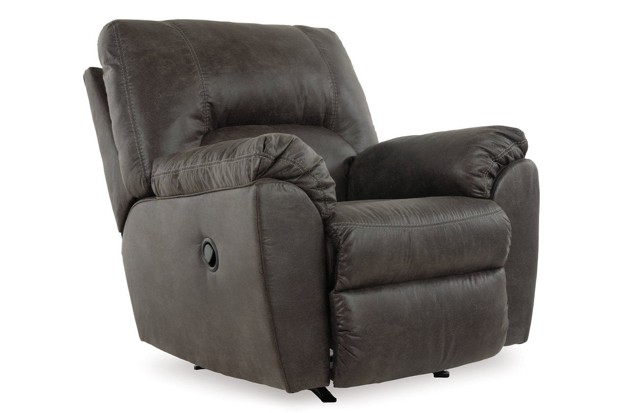 Tambo Pewter 2-Piece Sectional with Recliner