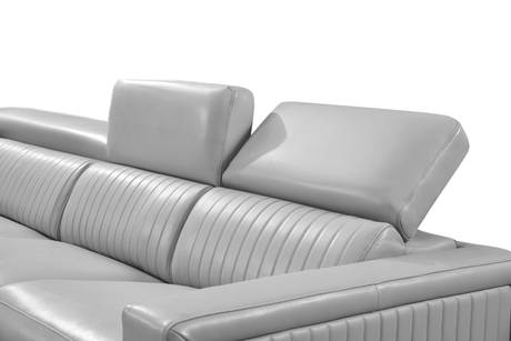 2787 Sectional with Recliners – Light Grey by ESF Furniture at Eve Furniture