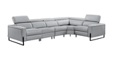2787 Sectional with Recliners – Light Grey by ESF Furniture at Eve Furniture