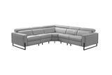 2787 Sectional with Recliners – Light Grey by ESF Furniture at Eve Furniture