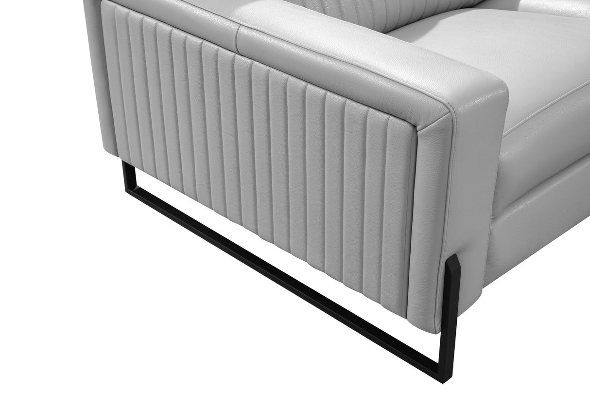 2787 Sectional with Recliners – Light Grey by ESF Furniture at Eve Furniture