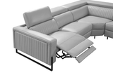 2787 Sectional with Recliners – Light Grey by ESF Furniture at Eve Furniture