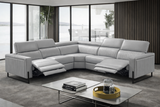 2787 Sectional with Recliners – Light Grey by ESF Furniture at Eve Furniture