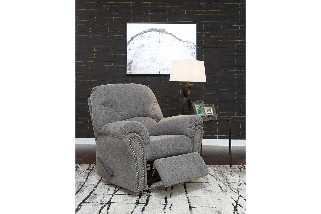 Allmaxx Pewter Sofa, Loveseat and Recliner