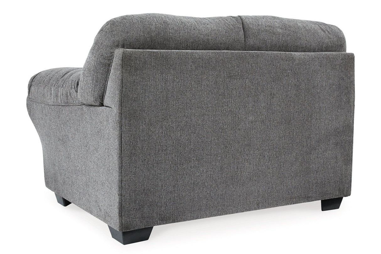 Allmaxx Pewter Sofa and Loveseat