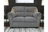 Allmaxx Pewter Loveseat