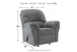 Allmaxx Pewter Recliner