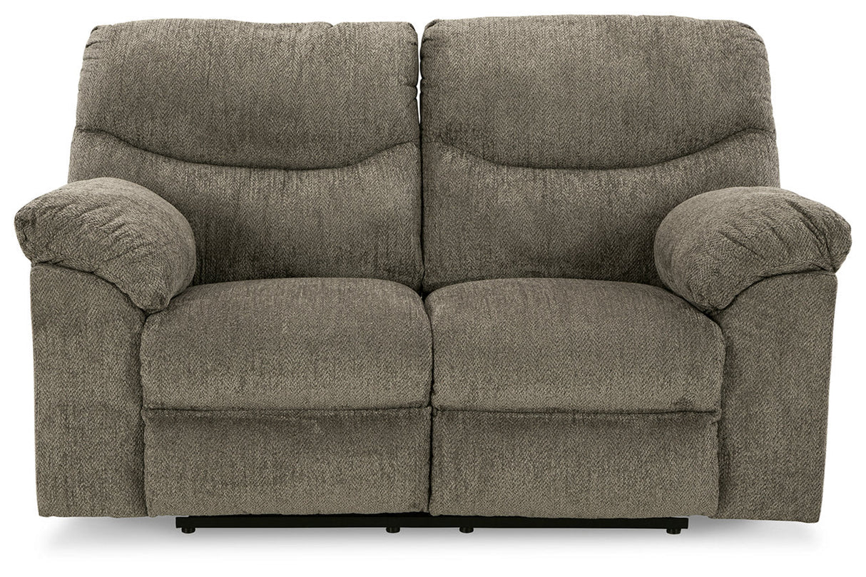 Alphons Putty Reclining Loveseat