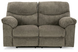 Alphons Putty Reclining Loveseat