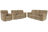 Alphons Briar Reclining Sofa, Loveseat and Recliner