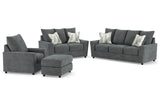 Stairatt Gravel Sofa, Loveseat, Chair and Ottoman